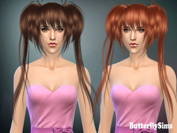  Butterflysims: B flysims 022 no hat free hairstyle