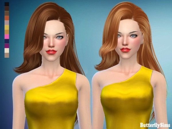  Butterflysims: B flysims 171 free hairstyle   No hat
