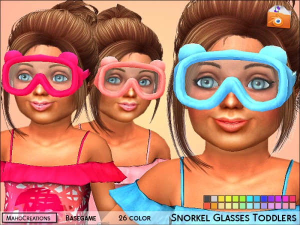  The Sims Resource: Snorkel Glasses Toddlers by MahoCreations