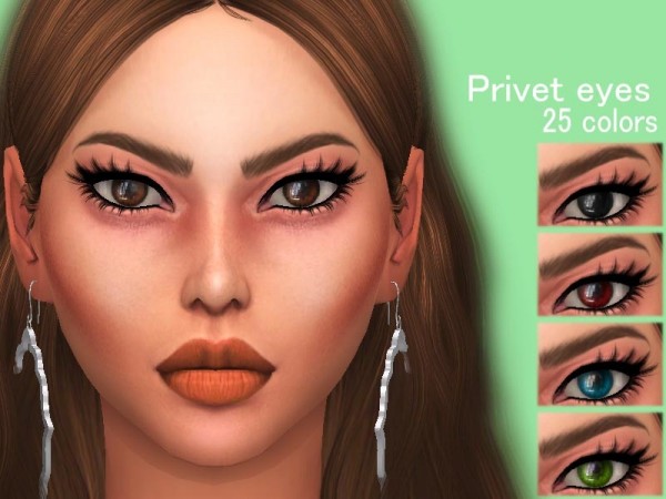  The Sims Resource: Sharareh: Privet eyes
