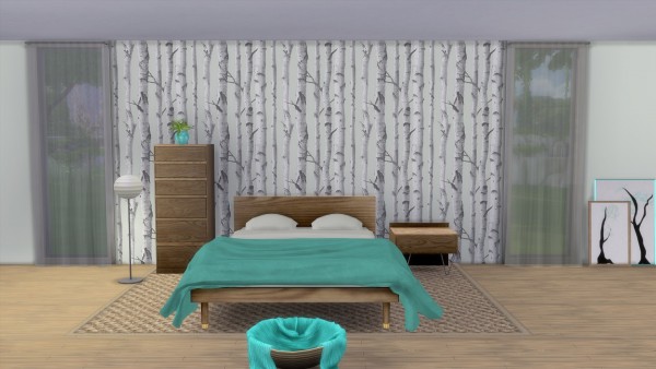  Mod The Sims: Birch Tree Color Coordinates Wallpaper Set by sistafeed
