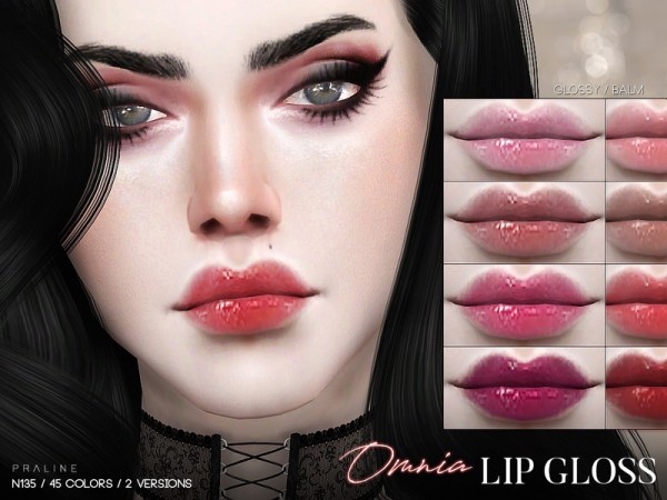  The Sims Resource: Omnia Lip Gloss N135 by Pralinesims