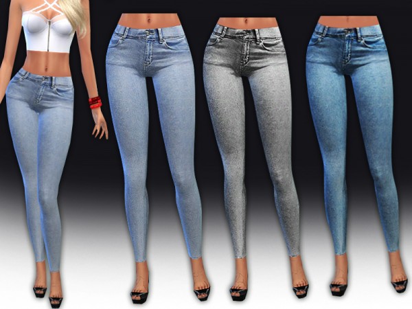  The Sims Resource: Diesel Slim Fit Realistic Jeans by Saliwa