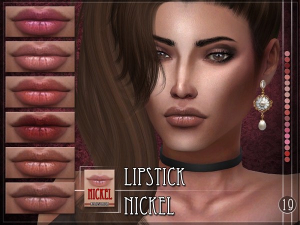  The Sims Resource: Nickel Lipstick by RemusSirion