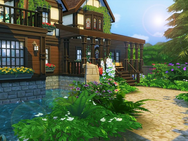  The Sims Resource: Country Lane house by MychQQQ