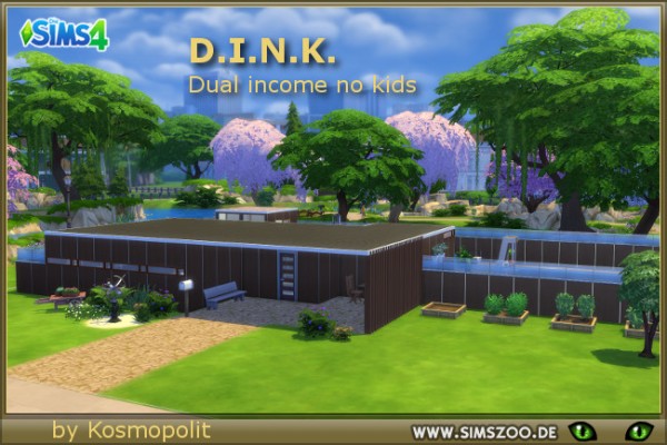  Blackys Sims 4 Zoo: D.I.N.K. house by Kosmopolit