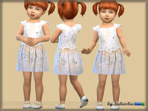  The Sims Resource: Dress Fashionable Flower by Bukovka