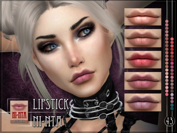  The Sims Resource: Ni NTA Lipstick by RemusSirion