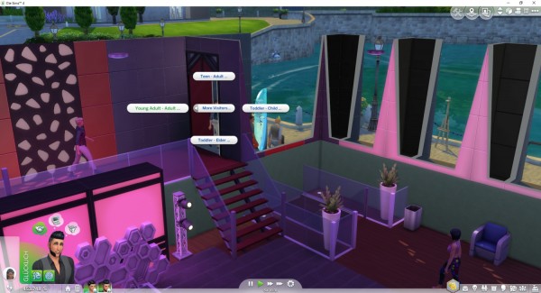  Mod The Sims: More Visitors | Custom Lot Trait and Door Interaction by LittleMsSam