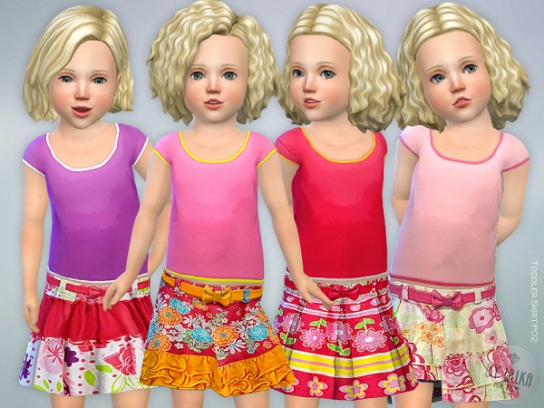  The Sims Resource: Toddler Skirt P02 by lillka