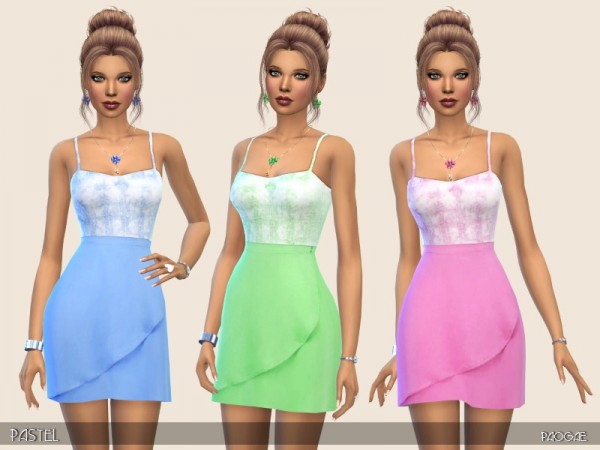  The Sims Resource: Pastel dress by Paogae
