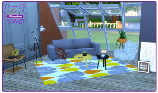  Les Sims 4: Scandinavian Style Rugs