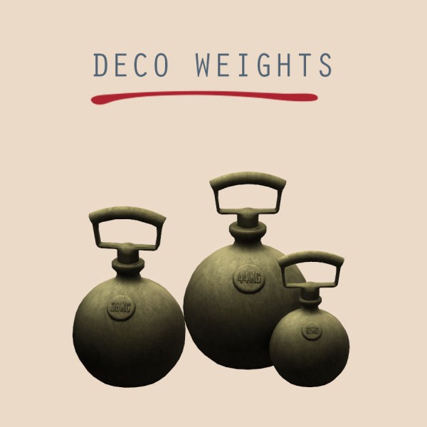  Leo 4 Sims: Deco Weights