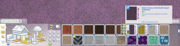  Mod The Sims: Colors of the Earth Carpet Collection by sistafeed