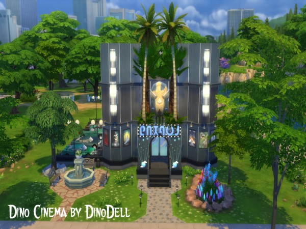  The Sims Resource: Dino Cinema by DinoDell