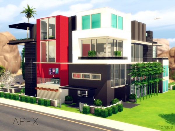  The Sims Resource: APEX house by .Torque