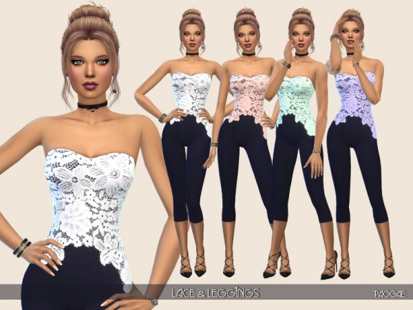  The Sims Resource: Lace and Leggings by paogae