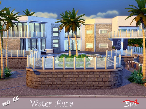  The Sims Resource: Water Aura house by evi