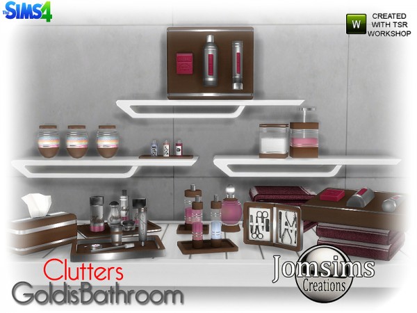  The Sims Resource: Goldis bathroom clutters by jomsims