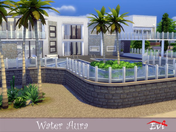  The Sims Resource: Water Aura house by evi