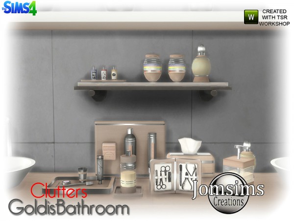 The Sims Resource: Goldis bathroom clutters by jomsims