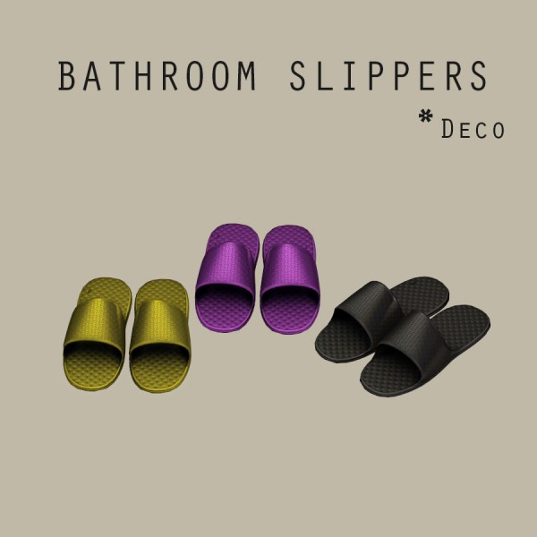  Leo 4 Sims: Bathroom slippers