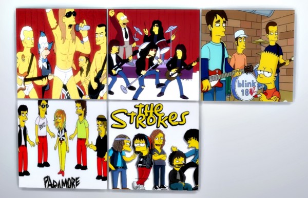  Liily Sims Desing: Art Wall   The Simpsons Rock Band Collection