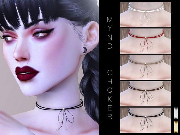  The Sims Resource: Mynd Choker by Pralinesims