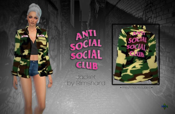  Rimshard Shop: Anti social club clothes