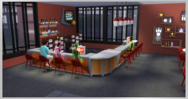  Blackys Sims 4 Zoo: Bowling Bar Strike by Kosmopolit