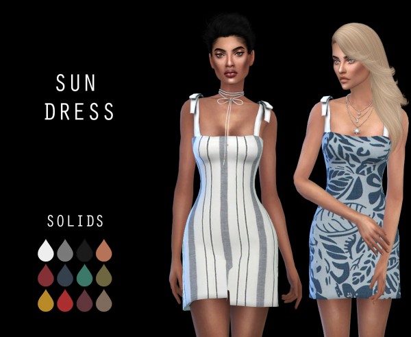  Leo 4 Sims: Sun dress recolored