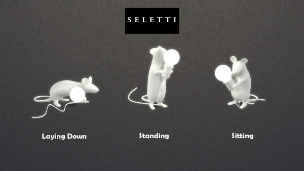  Meinkatz Creations: Mouse lamp by Seletti