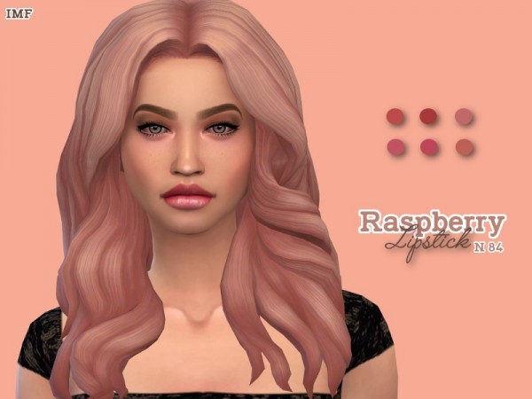  The Sims Resource: Raspberry Lipstick N.84 by IzzieMcFire