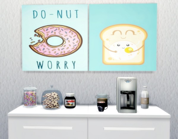  Liily Sims Desing: Art Wall Sweet Cute Kitchen