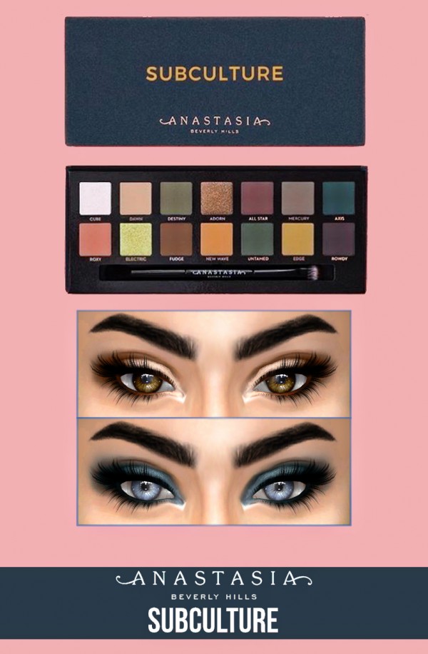  Kenzar Sims: Anastasia Beverly Hills Subculture Palette