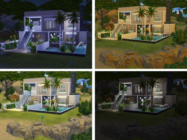 The Sims Resource: Beach Haven house by lenabubbles82