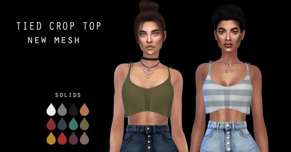  Leo 4 Sims: Crop top recolored