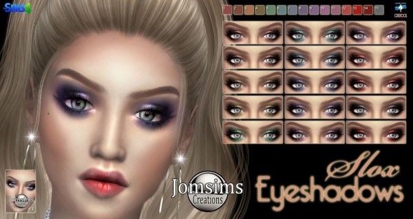  Jom Sims Creations: Slox ombres eyeshadows
