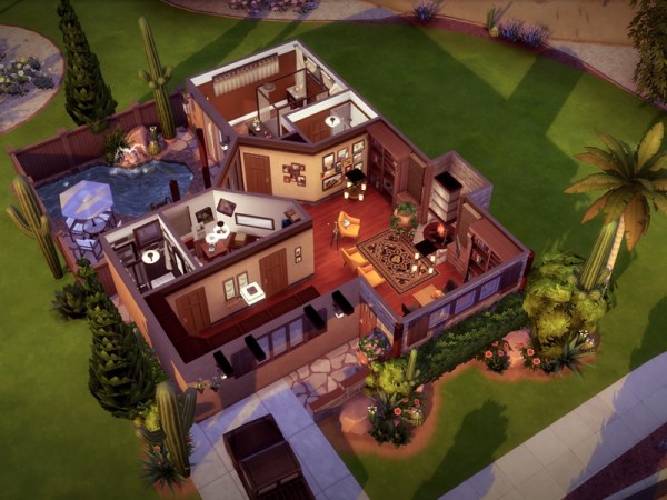  The Sims Resource: Casa Arizona   NO CC! by melcastro91