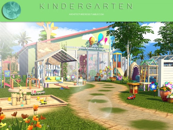  The Sims Resource: Kindergarten by Pralinesims