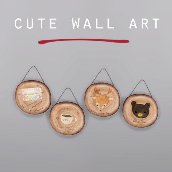  Leo 4 Sims: Cute Wall Art