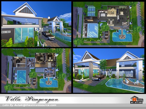  The Sims Resource: Villa Pimponpan by Autaki
