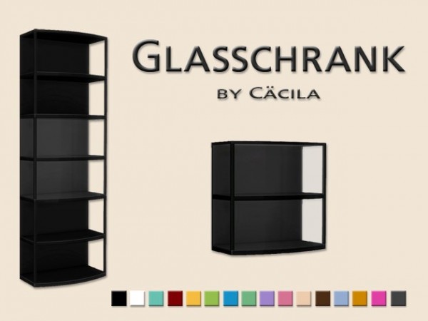  Akisima Sims Blog: Glass chrank