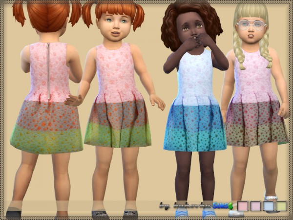  The Sims Resource: Dress Three Color by bukovka