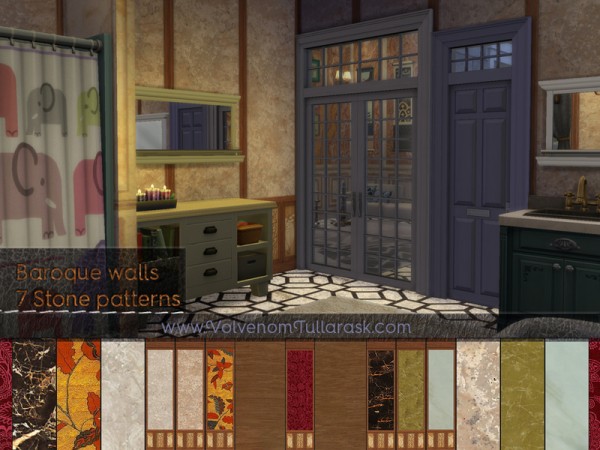  The Sims Resource: Wentworth Golden Walls part 2 by Volvenom