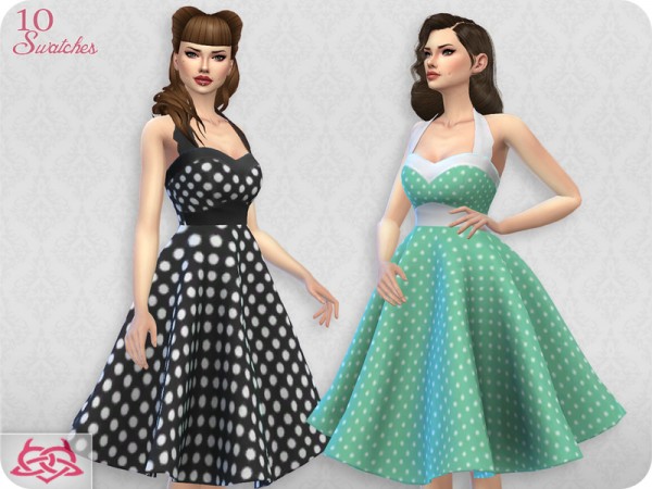  The Sims Resource: Sarah dress recolored 2 by Colores Urbanos