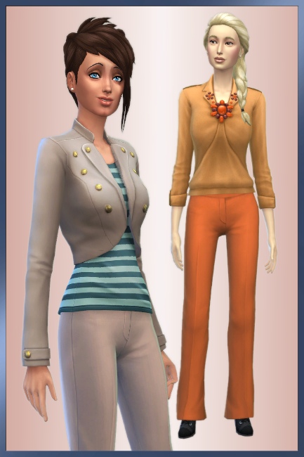  Blackys Sims 4 Zoo: Simple trousers by cappu