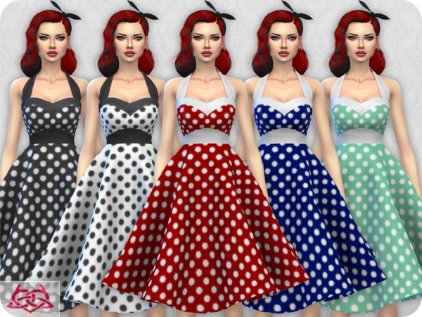  The Sims Resource: Sarah dress recolored 2 by Colores Urbanos