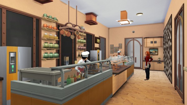  Mod The Sims: Restaurant Delissimo NO CC by Brinessa