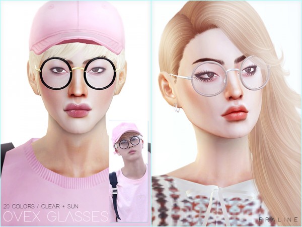  The Sims Resource: OVEX Glasses by Pralinesims